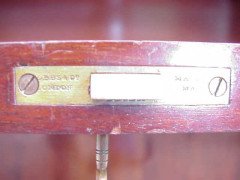 George Jack for Morris & Co. A figured mahogany, Chequer and line inlaid secretaire bookcase - Thumbnail 9