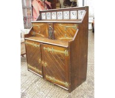 John Pollard Seddon, In the manner of. A Reformed Gothic Oak side cabinet - Thumbnail 2
