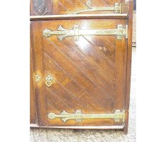 John Pollard Seddon, In the manner of. A Reformed Gothic Oak side cabinet - Thumbnail 4