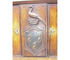 John Pollard Seddon, In the manner of. A Reformed Gothic Oak side cabinet - Thumbnail 5