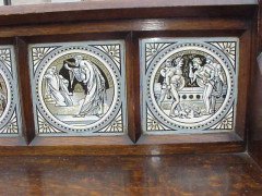 John Pollard Seddon, In the manner of. A Reformed Gothic Oak side cabinet - Thumbnail 8