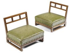 Thomas Jeckyll for Gillows. important pair of Anglo-Japanese stools - Thumbnail 1