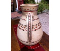 Gothic Revival Hand Painted Water Jug c.1900 - Thumbnail 3