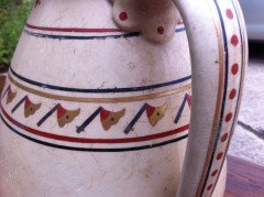Gothic Revival Hand Painted Water Jug c.1900 - Thumbnail 5