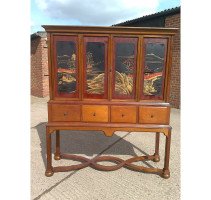 Charles Spooner. Rare and important Anglo-Japanese Exhibition cabinet in the 17th century style - Thumbnail 1