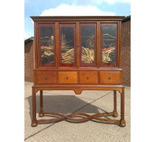 Charles Spooner. Rare and important Anglo-Japanese Exhibition cabinet in the 17th century style - Thumbnail 2