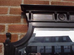 W J Estall (possibly). ebonised Anglo-Japanese cabinet of supreme quality with Amboyna serving area - Thumbnail 5