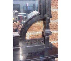 W J Estall (possibly). ebonised Anglo-Japanese cabinet of supreme quality with Amboyna serving area - Thumbnail 10