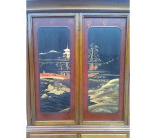 Charles Spooner. Rare and important Anglo-Japanese Exhibition cabinet in the 17th century style - Thumbnail 12