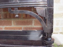 W J Estall (possibly). ebonised Anglo-Japanese cabinet of supreme quality with Amboyna serving area - Thumbnail 16