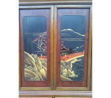 Charles Spooner. Rare and important Anglo-Japanese Exhibition cabinet in the 17th century style - Thumbnail 13