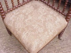 Morris & Co. Attributed, a Well-Crafted bobbin turned corner chair - Thumbnail 4
