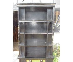 Daniel Cottier Attributed, an impressive Aesthetic Movement ebonised cabinet for semi-fixing - Thumbnail 5