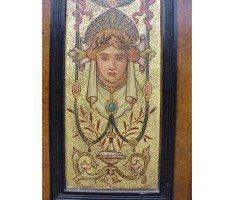 Daniel Cottier Attributed, an impressive Aesthetic Movement ebonised cabinet for semi-fixing - Thumbnail 13