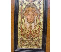 Daniel Cottier Attributed, an impressive Aesthetic Movement ebonised cabinet for semi-fixing - Thumbnail 17