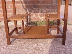 Heal's of London. An Anglo-Japanese walnut 'Pagoda' side table - Thumbnail 6