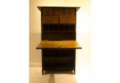 C. R. Mackintosh. A cypress wood and brass writing cabinet merly green stained - Thumbnail 3