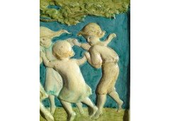Ellen Mary Rope. A Dellia Robbia wall plaque - Thumbnail 7