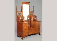 Shapland & Petter. Oak wardrobe and dressing table - Thumbnail 1