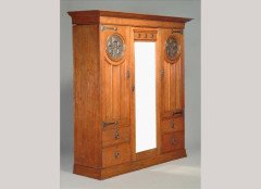 Shapland & Petter. Oak wardrobe and dressing table - Thumbnail 2