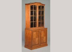 Ambrose Heal for Heal's of London. A laurel and inlaid Signed Edition Series bookcase - Thumbnail 1