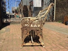 Dr. Christopher Dresser. Two Coalbrookdale Medieval Cast Iron Garden Seats - Thumbnail 7