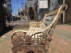 Dr. Christopher Dresser. Two Coalbrookdale Medieval Cast Iron Garden Seats - Thumbnail 8