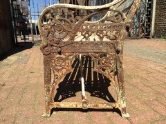 Dr. Christopher Dresser. Two Coalbrookdale Medieval Cast Iron Garden Seats - Thumbnail 9