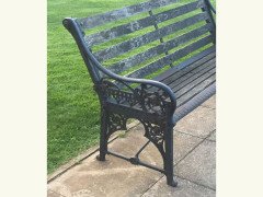 Dr. Christopher Dresser. Two Coalbrookdale Medieval Cast Iron Garden Seats - Thumbnail 14