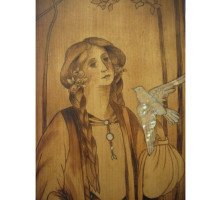 A rare Glasgow School Art Nouveau Armchair - Thumbnail 2