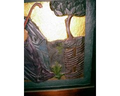 Morris & Co. (possibly). An outstanding pure Arts & Crafts three fold walnut screen - Thumbnail 8