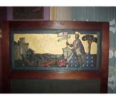 Morris & Co. (possibly). An outstanding pure Arts & Crafts three fold walnut screen - Thumbnail 14