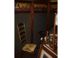 Morris & Co. (possibly). An outstanding pure Arts & Crafts three fold walnut screen - Thumbnail 16