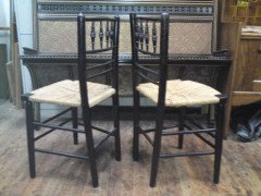 Morris & Co. A pair of Sussex side chairs - Thumbnail 3