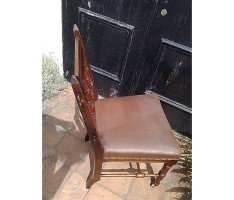 Bruce Talbert for Gillows. Rare Gothic Revival chair - Thumbnail 4