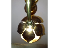 W. A. S. Benson. A pair of Arts & Crafts copper and brass wall lights - Thumbnail 7