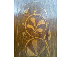 An unusual Arts & Crafts little Oak settle - Thumbnail 6