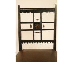 Lambs of Manchester. A pair of fine Anglo-Japanese Ebonised and parcel gilt side chairs. - Thumbnail 2