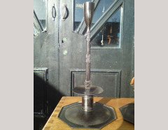Ernest Gimson for Alfred Bucknell. Rare and important pair of hand formed steel candlesticks - Thumbnail 3