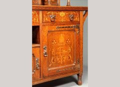 Shapland & Petter. An Oak and marquetry sideboard - Thumbnail 2