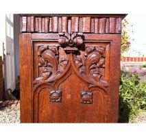 An important Gothic Revival Oak bracket clock from Middlesex Guildhall - Thumbnail 21