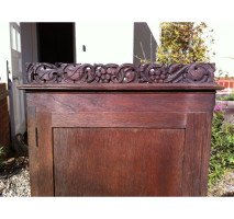 An important Gothic Revival Oak bracket clock from Middlesex Guildhall - Thumbnail 23