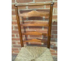 C. R. Ashbee for Guild of Handicraft. A beech ladderback Armchair with a re-rushed seat - Thumbnail 31