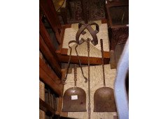 Birmingham Guild of Handicraft. A superb quality made set of Arts & Crafts fire utensils - Thumbnail 2