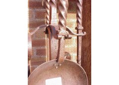 Birmingham Guild of Handicraft. A superb quality made set of Arts & Crafts fire utensils - Thumbnail 3