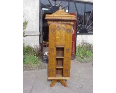 Richard Norman Shaw for W J Mackay Co. Rare Gothic Revival revolving bookcase designed for The Tabard Inn - Thumbnail 1