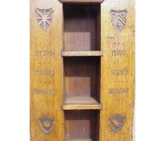 Richard Norman Shaw for W J Mackay Co. Rare Gothic Revival revolving bookcase designed for The Tabard Inn - Thumbnail 9
