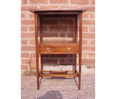 E W Godwin for William Watt. An early mahogany and inlaid single drawer chess table - Thumbnail 7