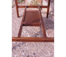 E W Godwin for William Watt. An early mahogany and inlaid single drawer chess table - Thumbnail 12