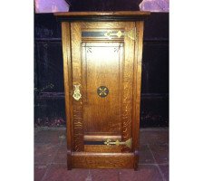 Lamb of Manchester. A near pair of superior quality Aesthetic Movement bedside cabinets. - Thumbnail 16